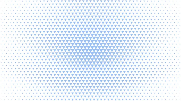 Triángulos Semitono Geométrico Sutil Textura Vector Blanco Azul Abstracto Fondo — Vector de stock