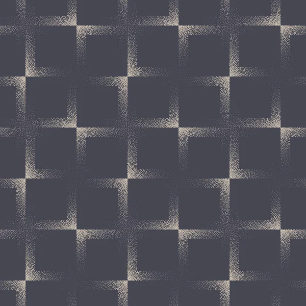 Square Cell Grid Elegant Trendy Seamless Pattern Vector Abstract Hintergrund — Stockvektor