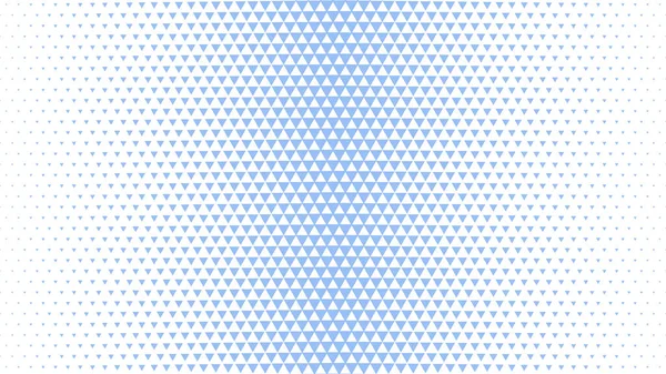 Dreiecke Halbton Geometrisches Muster Vektor Subtile Textur Weiß Hellblau Abstrakter — Stockvektor