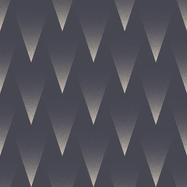 Top Sharp Spikes Trendy Seamless Pattern Vector Stippled Abstrakter Hintergrund — Stockvektor