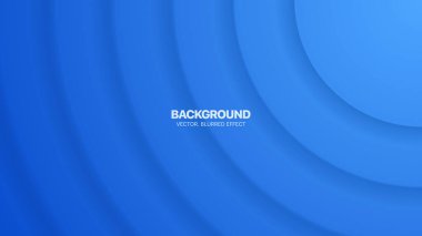 Asgari Mavi Katmanlı Radyal Pürüzsüz Yapı Morf Madde Tasarımı 3 boyutlu Vektör Bulanık Arkaplan. Dalgalanan Dinamik Yüzey Geometrik İş Duvar Kağıdı. Soyut Çembersel Şeritleri Geri Al