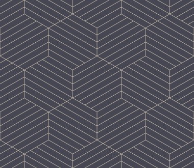 Honeycomb Hexagonal Grid Outline Seamless Pattern Vector Abstract Background. Geometric Hexagons Linear Structure Retro Futuristic Technology Repetitive Pale Grey Wallpaper. Fine Line Art Illustration