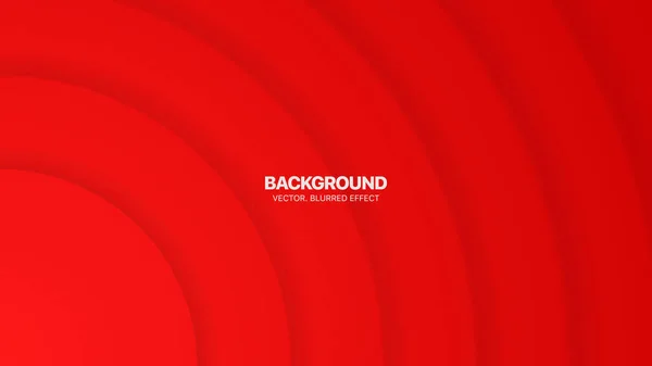 Minimal Red Layered Radial Smooth Structure Morph Material Design Vector — Vetor de Stock