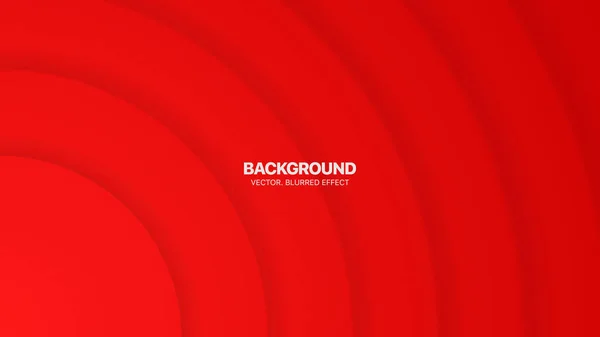 Minimal Red Layered Radial Smooth Structure Morph Material Design Vector — 스톡 벡터