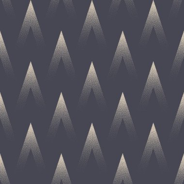 Cool Spikes Geometrik Kusursuz Desensiz Moda Vektörü Soyut Arkaplan. Tutarlı Yapı Modern Tekstil Tasarımı Tekrarlayan Duvar Kağıdı. Yarı Tonlu Sonsuz Soyut Sanat İllüstrasyonu
