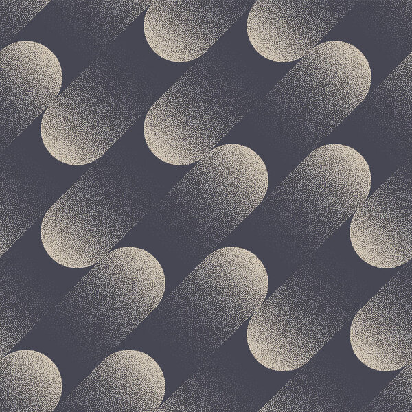 Dynamic Graphic Tilted Lines Seamless Pattern Vector Sports Abstract Background. Oblique Dash Rush Energetic Speed Motion Effect Repetitive Modern Wallpaper. Half Tone Graphic Endless Art Illustration