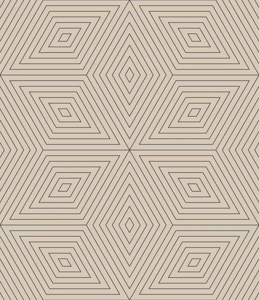Geometrický Textilní Design Útulný Obrys Bezešvý Vzor Vektor Abstraktní Pozadí — Stockový vektor