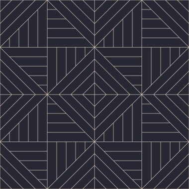 Posh Neat Classic Motif Outline Grid Seamless Pattern Vector Premium Abstract Background. Trendy Elegant Fashionable Linear Tile Structure Endless Wallpaper. Line Art Graphic Fancy Luxury Illustration