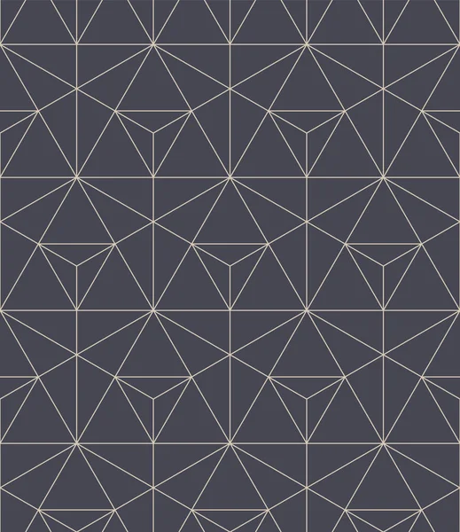 Sacred Geometry Intricate Structure Outline Seamless Pattern Vector Abstract Background — Stok Vektör