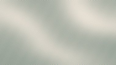 Oblique Etching Wavy Ripple Strokes Halftone Pattern Abstract Vector Smooth Blurred Liquid Structure Pale Green Texture Isolate On Back. Half Tone Graphic Parallel Hatching Lines Aesthetic Abstraction