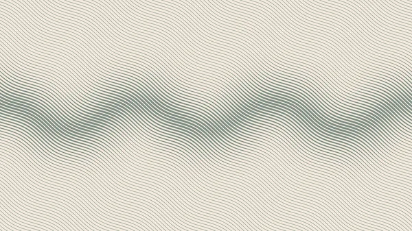 Wavy Ripple Lines Halftone Tilted Hatching Pattern Abstract Vector Waveform — ストックベクタ