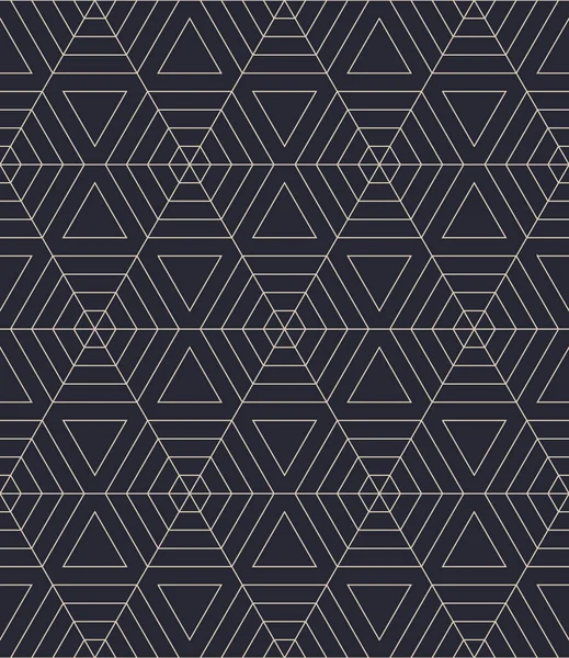 Fancy Luxury Outline Grid Seamless Pattern Vector Premium Abstract Background — Image vectorielle