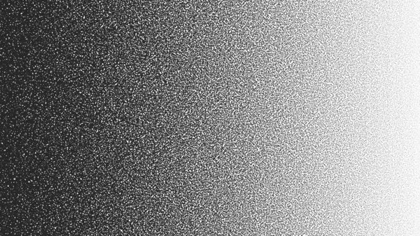 Black Noise Stipple Dots Halftone Gradient Vector Distressed Textured Background — ストックベクタ