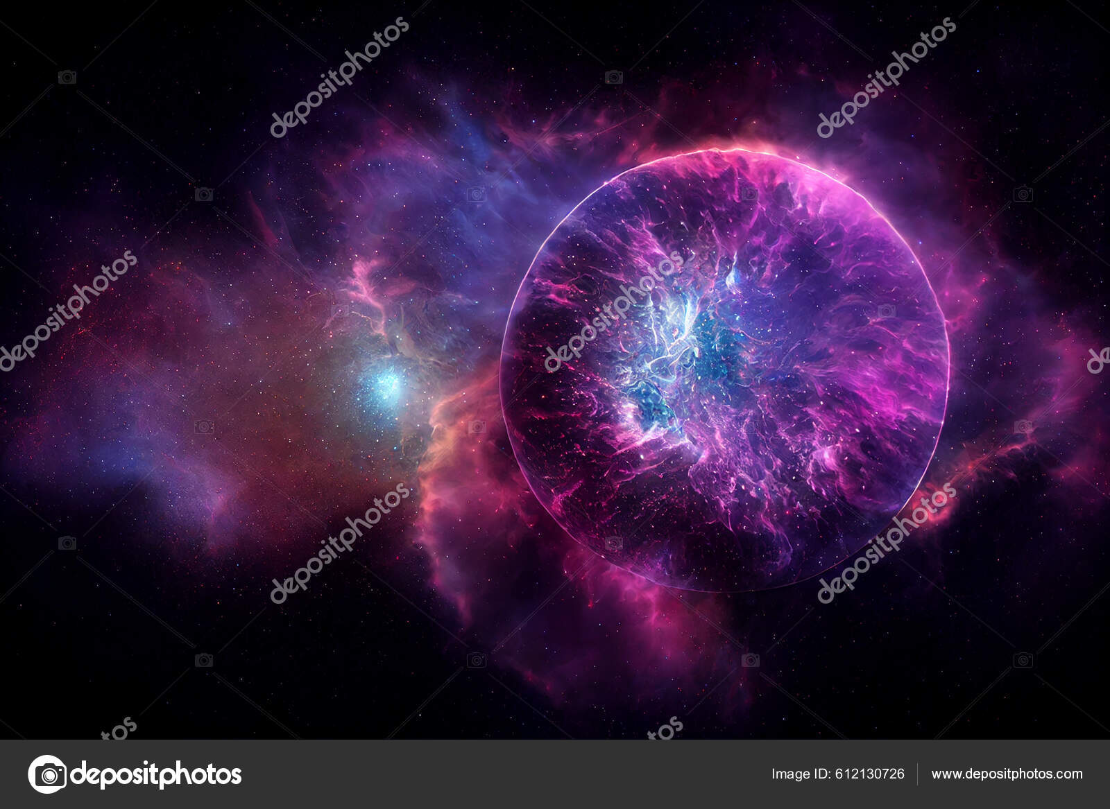 Alien Cosmic Wormhole Portal Visualización Obra Arte Impresionante Púrpura  Fondo: fotografía de stock © yamonstro #612130726 | Depositphotos