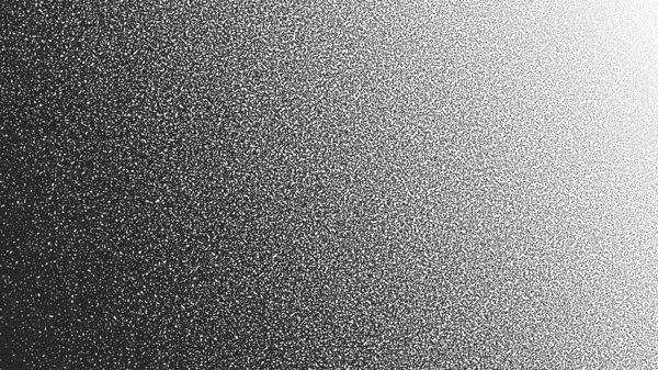 Black Noise Stipple Dotted Halftone Gradien Vector Distressed Textured Background - Stok Vektor
