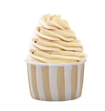 cupcake beyaz arkaplanda izole