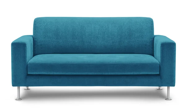 Sofa meubilair geïsoleerd op witte achtergrond — Stockfoto