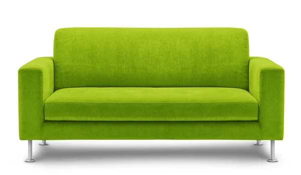 Muebles de sofá aislados sobre fondo blanco — Foto de Stock