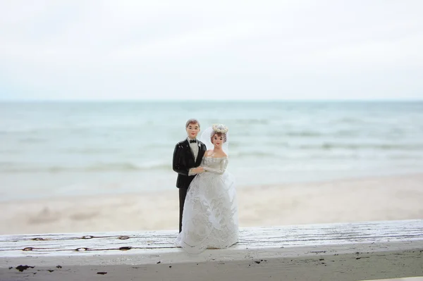 Matrimonio coppia bambola — Foto Stock