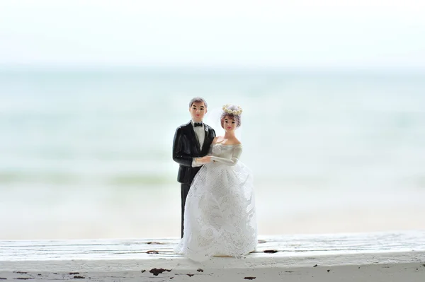 Boda pareja muñeca — Foto de Stock