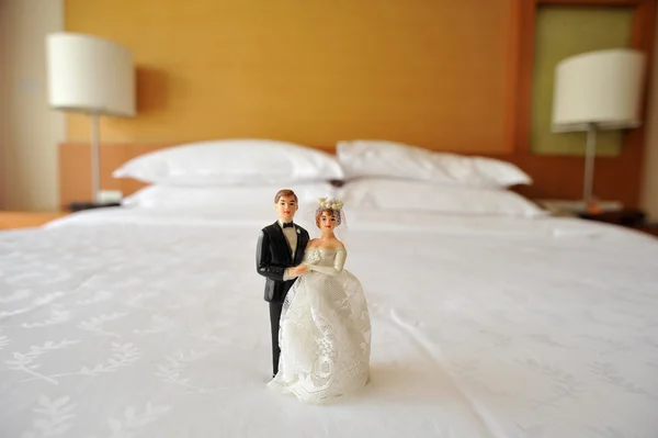 Wedding couple dolls — Stock Photo, Image