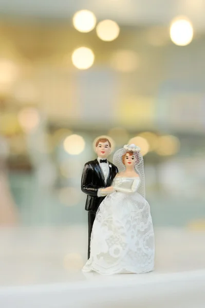 Boneca de casamento em miniatura — Fotografia de Stock