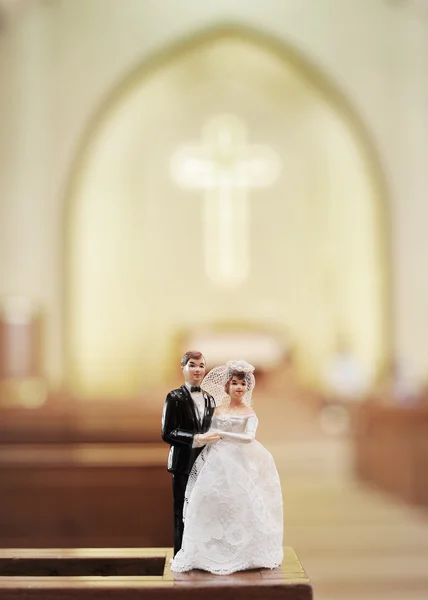 Hochzeitspaar Puppen — Stockfoto