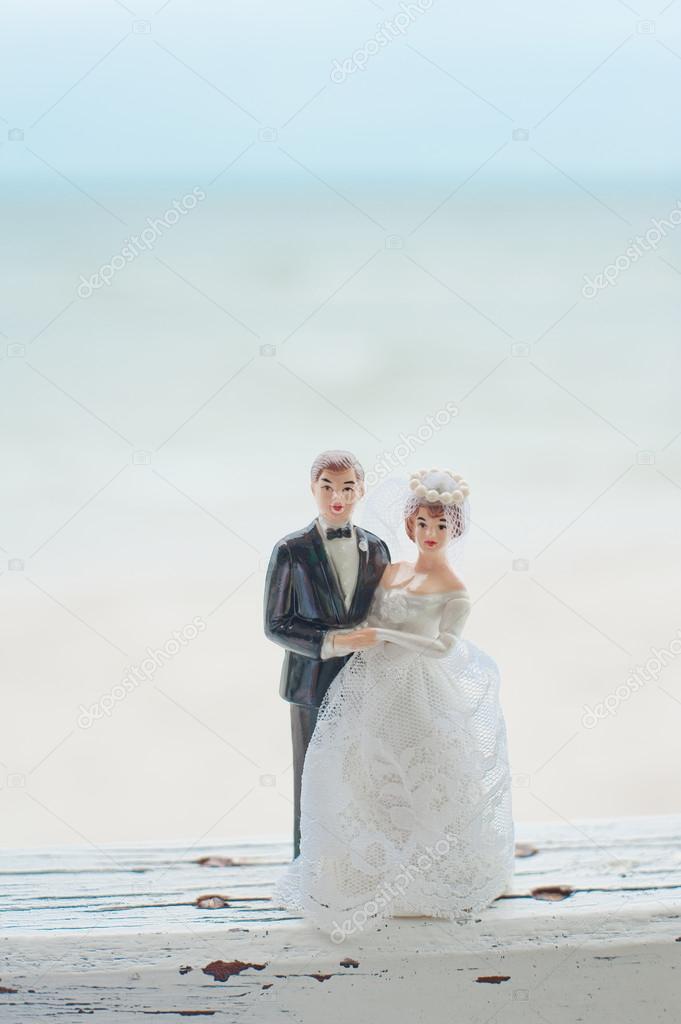 Wedding couple doll