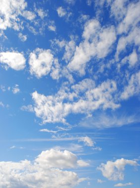 bulutlu mavi gökyüzü arkaplanı