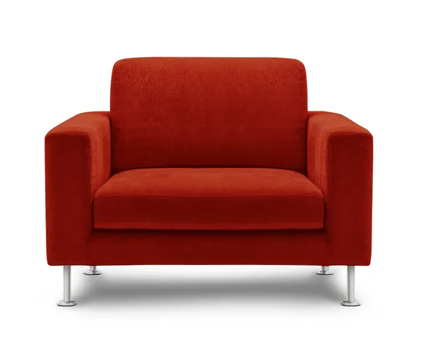 Red sofa furniture — Stock Photo, Image