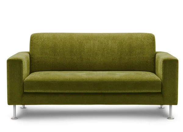 Grüne Sofamöbel — Stockfoto