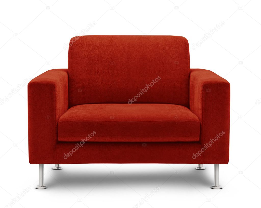 Red sofa furniture