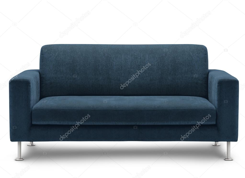 Blue sofa furniture Stock Photo by ©bluehand 33633879