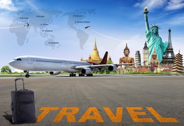 travel the world. concept clipart