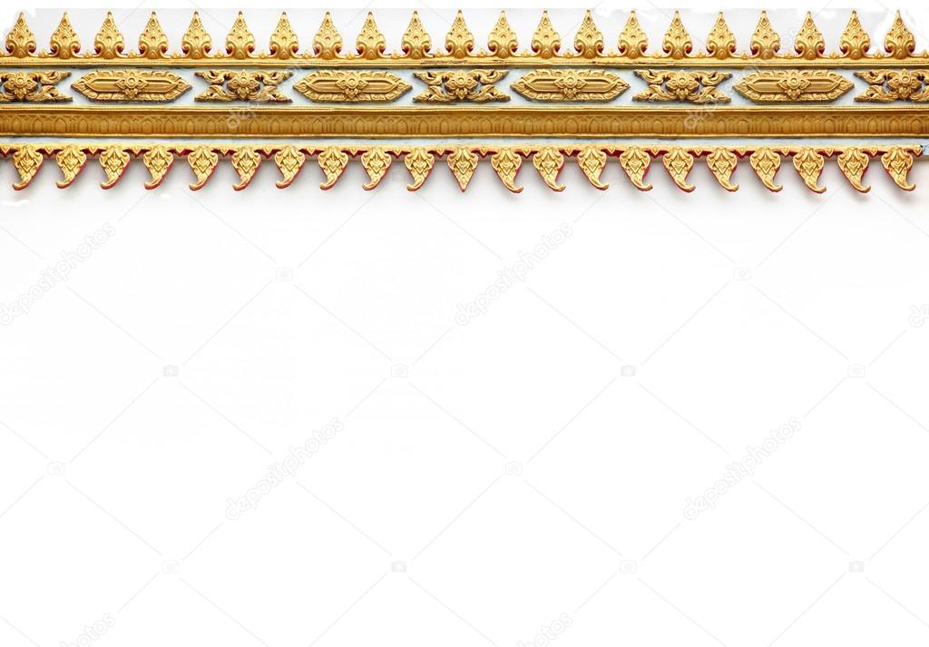 Thai art wall pattern for background