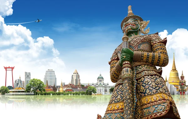 泰国旅行背景概念 — 图库照片
