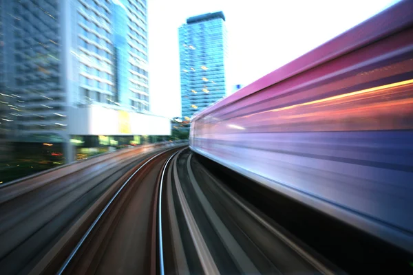 Tren aéreo en Bangkok — Foto de Stock