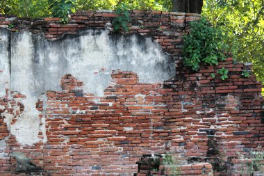 bir tuğla duvar arka plan yok