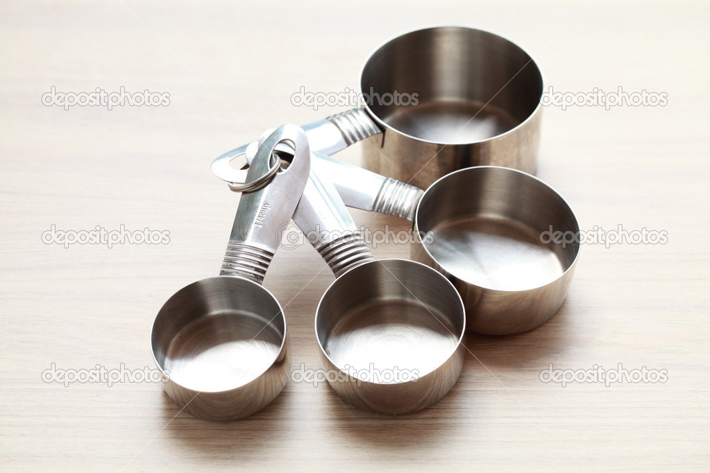 stainless steel measuring spoons in varying sizes