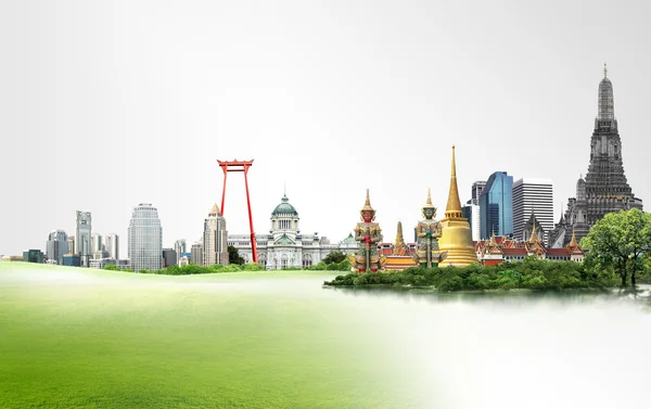 Thailand reizen achtergrond concept — Stockfoto