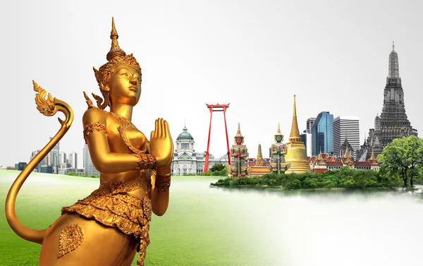 Thailand reizen achtergrond concept — Stockfoto