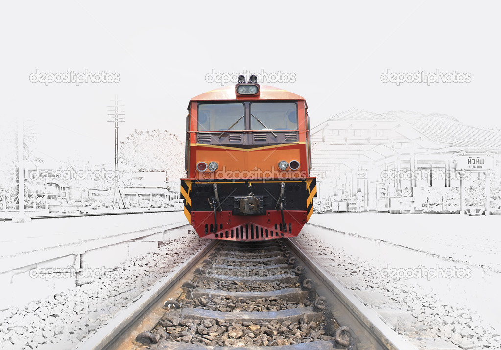 Train passing