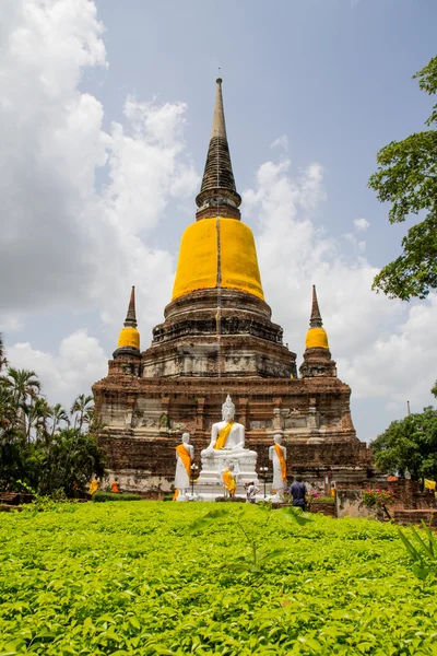 Antigua estatua de buda Parque histórico de Sukhothai, provincia de Sukhothai, Tailandia — Foto de Stock