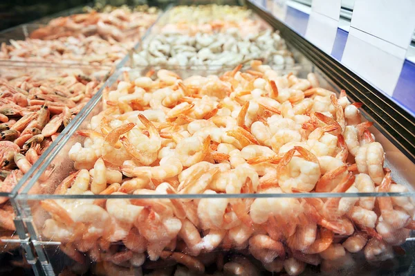 Рынок морепродуктов — стоковое фото