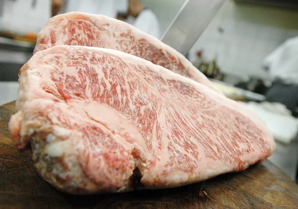 Ruwe bevroren varkensvlees — Stockfoto