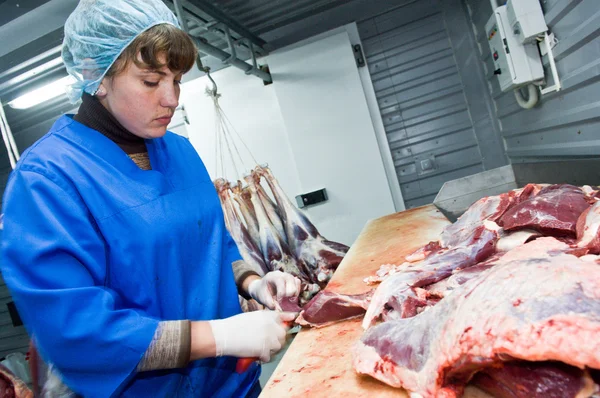 食肉工場 — ストック写真