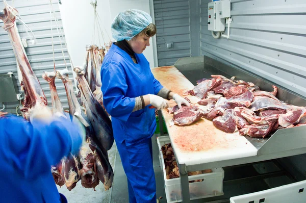 食肉工場 — ストック写真