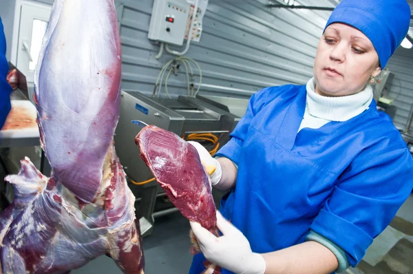 Fabbrica di carne — Foto Stock