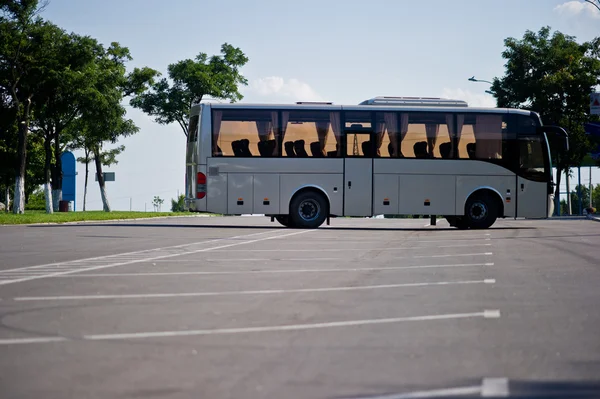 Bus grigio — Foto Stock