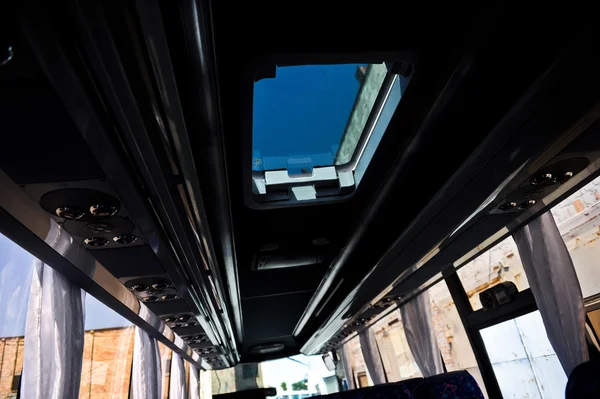 Interior do autocarro — Fotografia de Stock